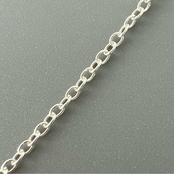 Sterling Silver Dolphin Heart Crystal Necklace - Picture 4 of 6